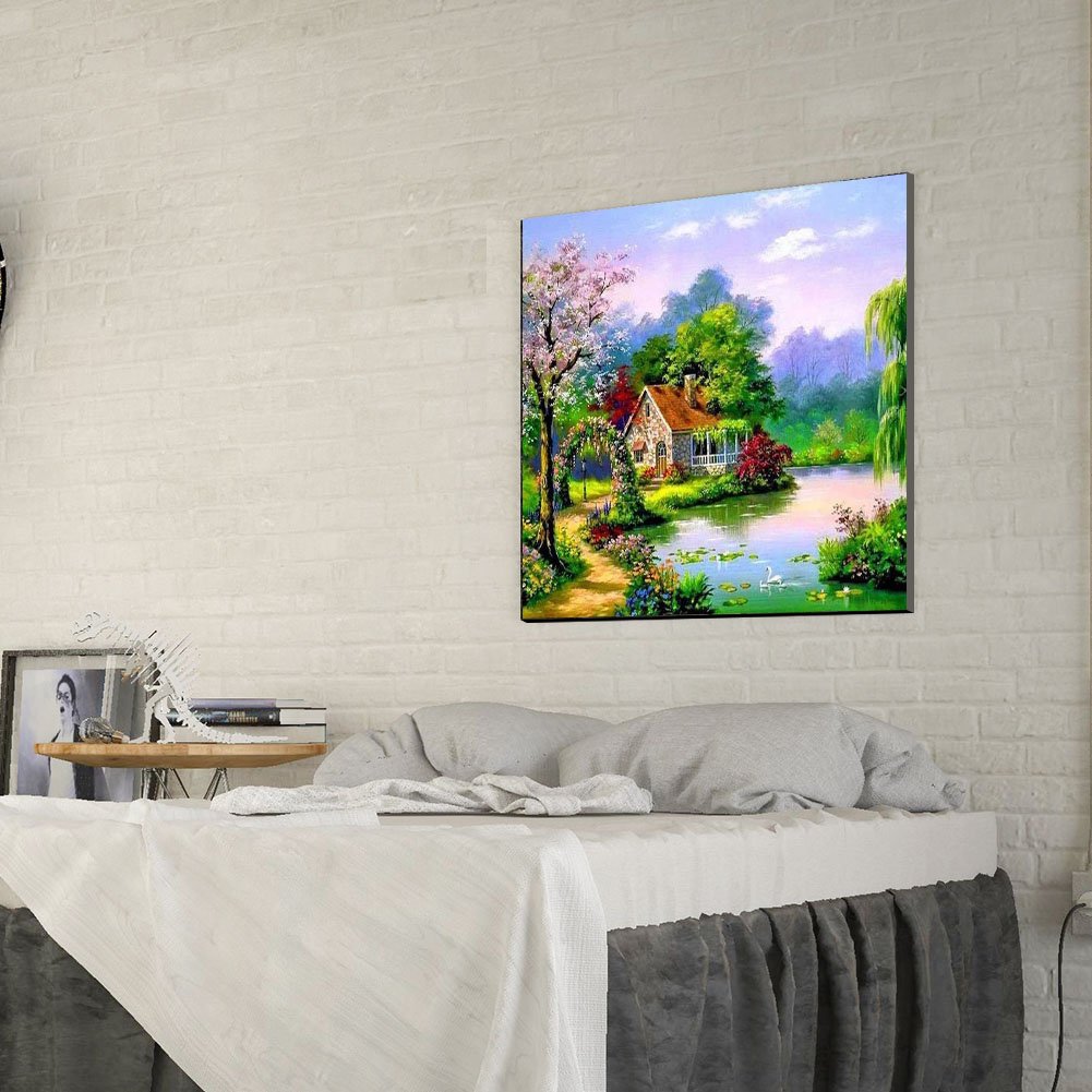 Diamond Painting - Full Round - River House