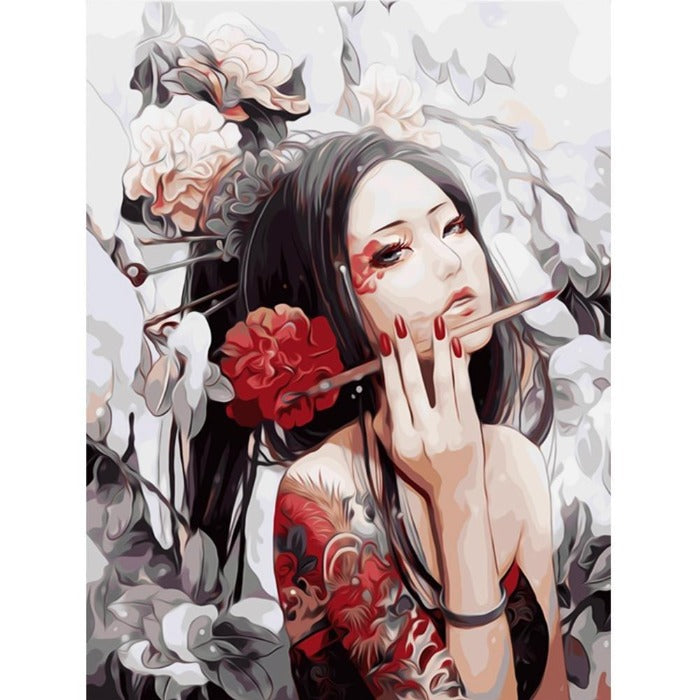 Ancient Beauty Acrylic Paint By Numbers