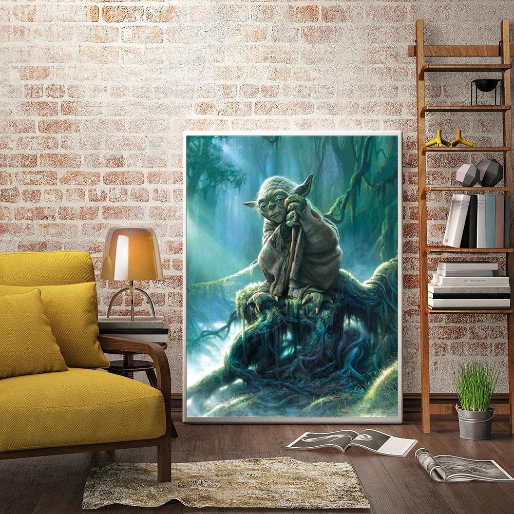 Diamond Painting - Full Round - Yoda