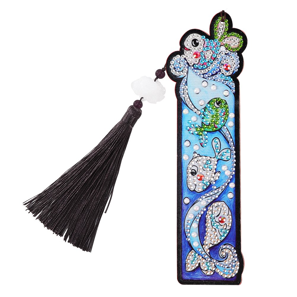 DIY Fish Diamond Painting Bookmark