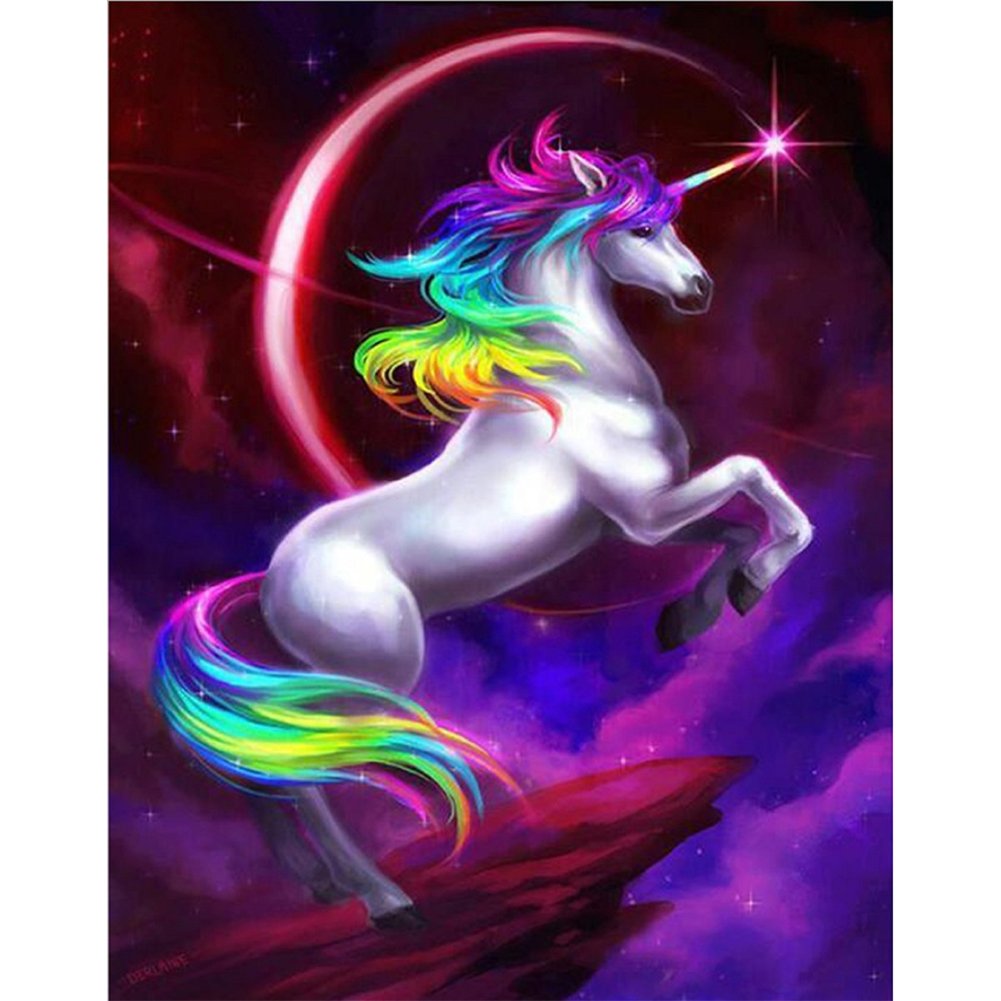 11ct Stamped Cross Stitch Unicorn (36*46cm)