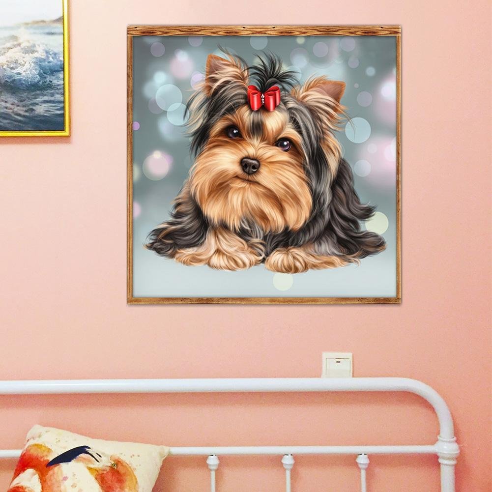 Diamond Painting - Full Round - Cute Dog C