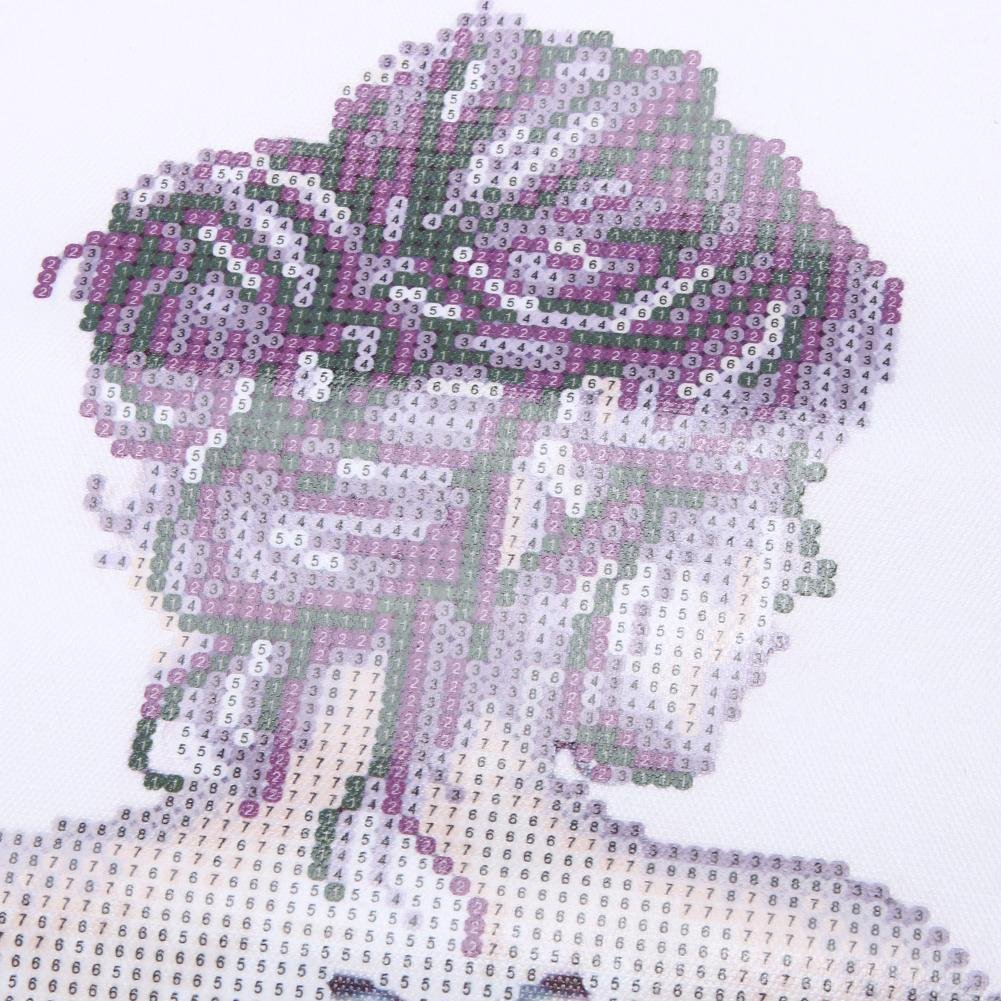 Diamond Painting - Partial Round - Butterfly Beauty Girl