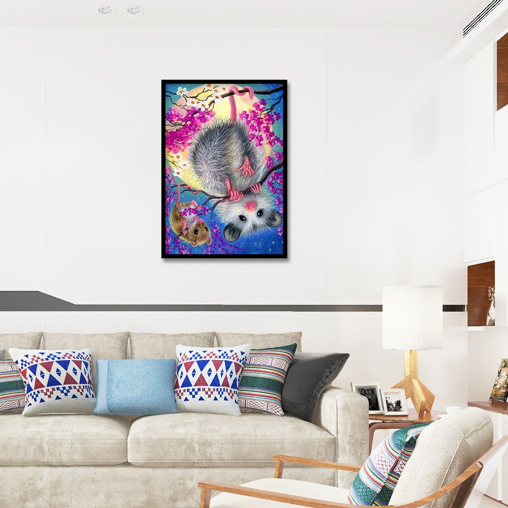 Diamond Painting - Full Round - Hanging Mouse