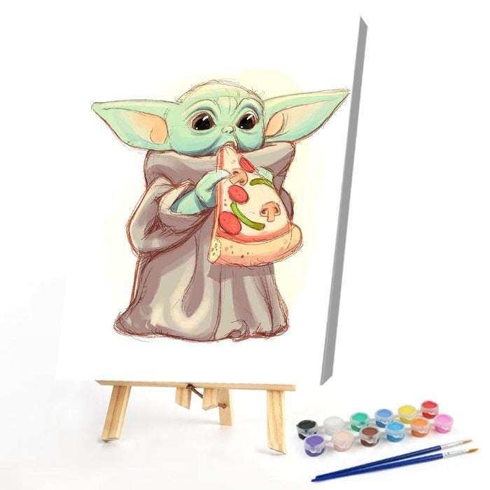 DIY Movie Cartoon Animal Oil Paint Kit by Numbers for