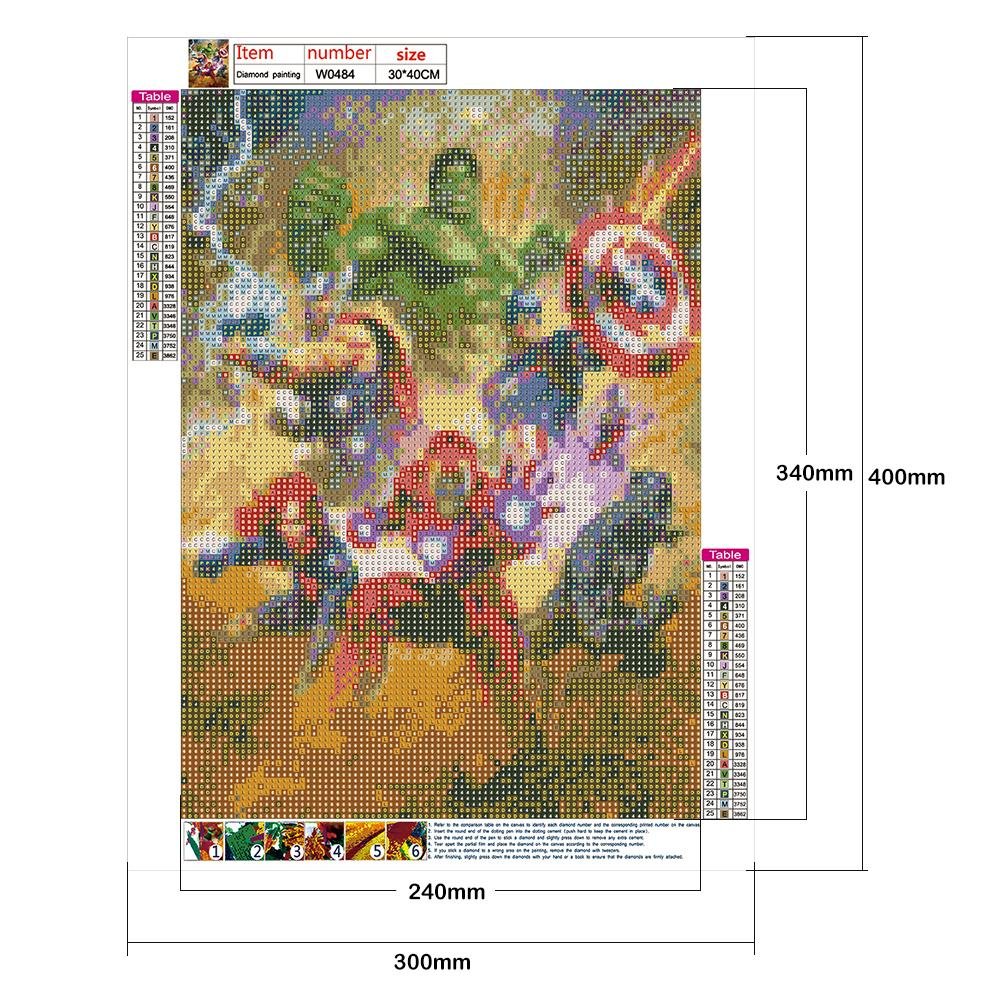 Diamond Painting - Full Round - Superhero