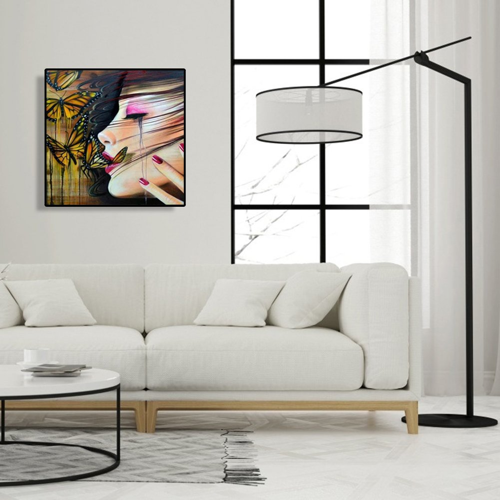 Diamond Painting - Full Round - Abstract Face