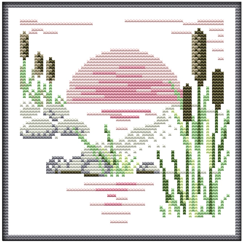14ct Stamped Cross Stitch Autumn (20*20cm)