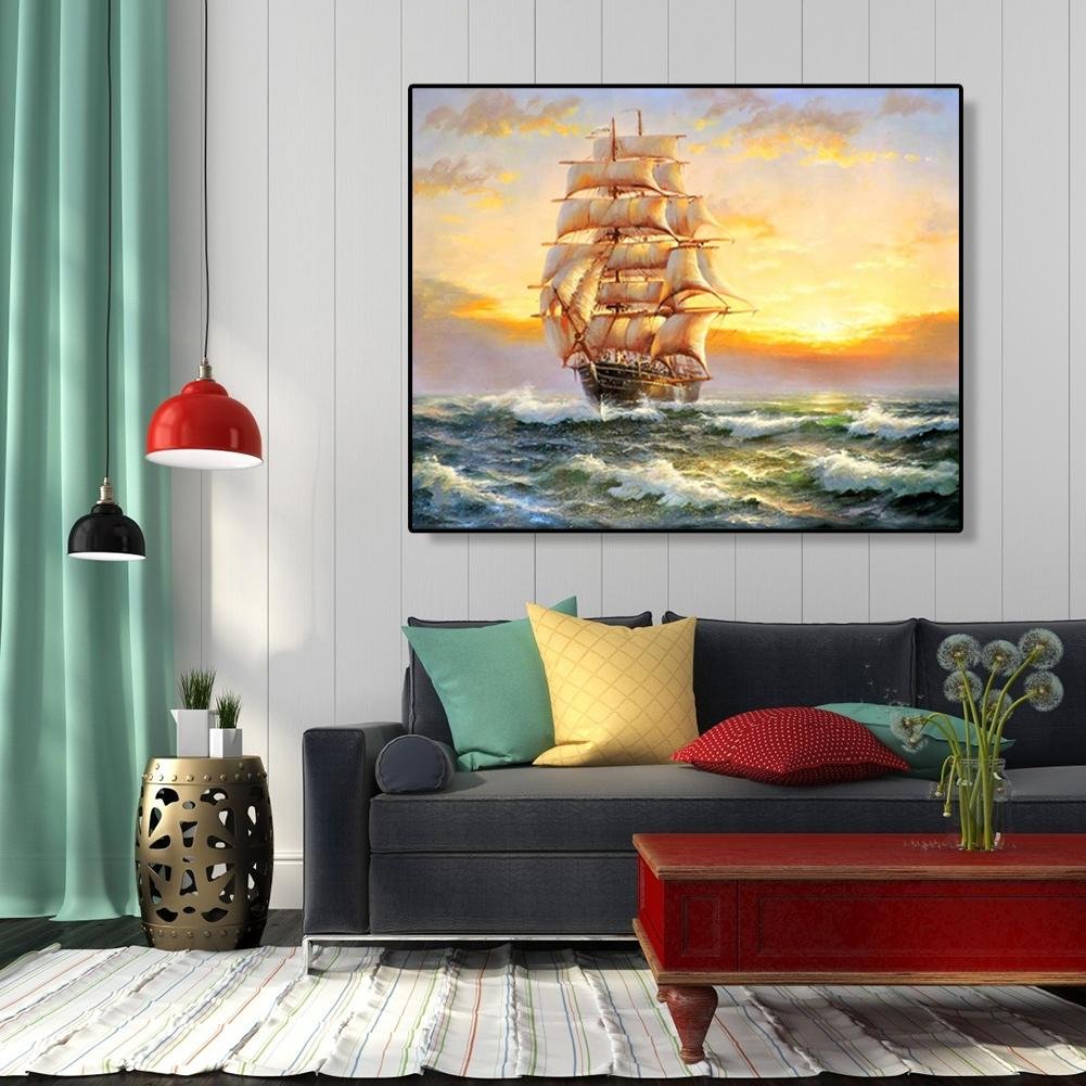 Paint By Number - Acrylic Paints - Vessel (40*50cm)