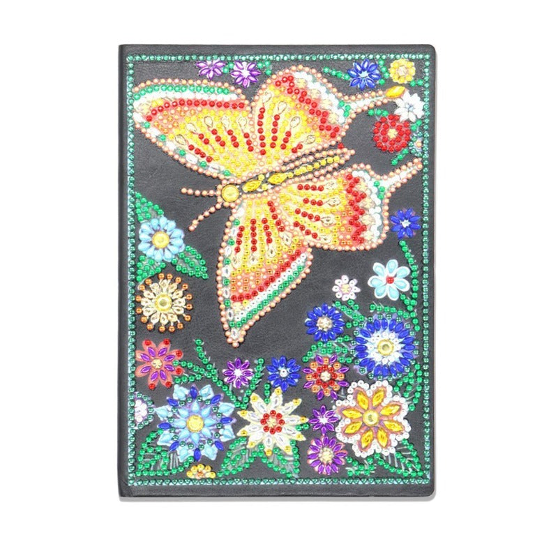 A5 5D Notebook DIY Part Special Shape Rhinestone Diary Book | Butterfly【diamondpaintingsart】