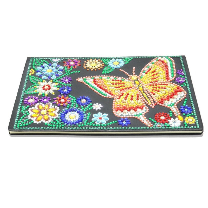 A5 5D Notebook DIY Part Special Shape Rhinestone Diary Book | Butterfly【diamondpaintingsart】