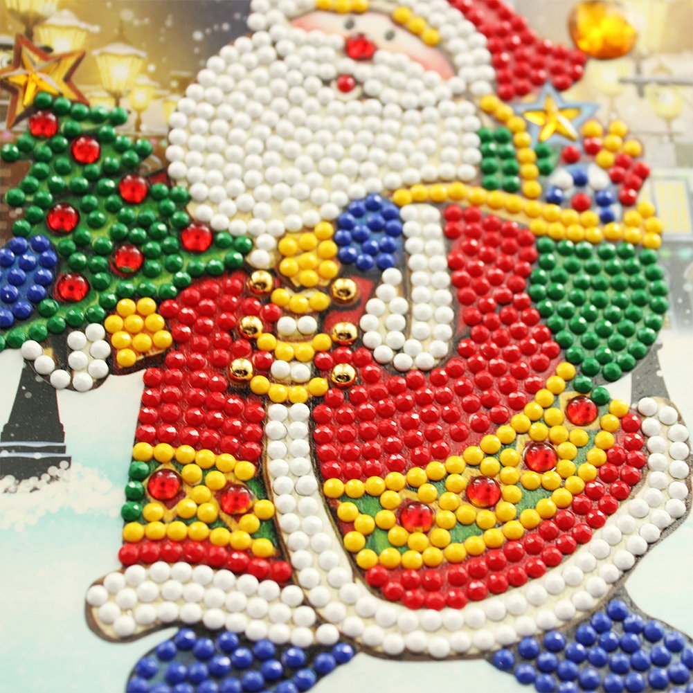 DIY Diamond Painting Greeting Card - Santa Claus B