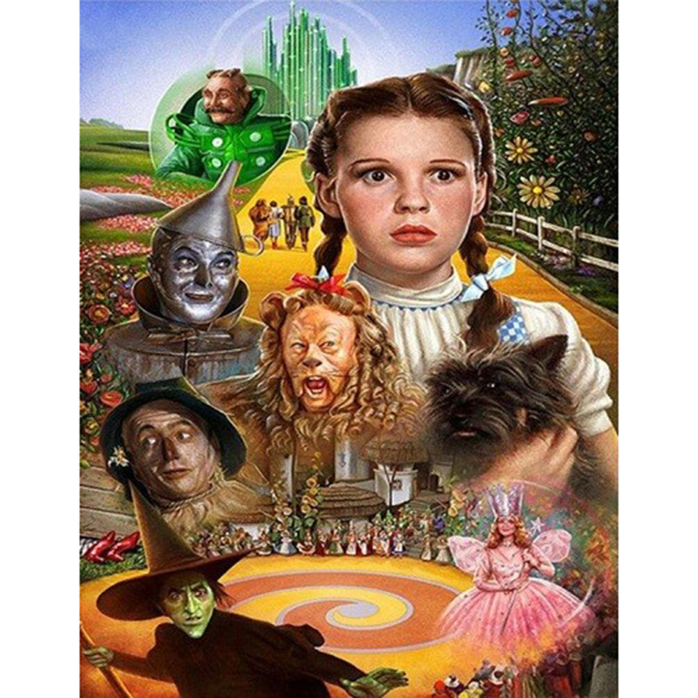 5D Diy Diamond Painting Kit Full Round Beads Dreaming Girl