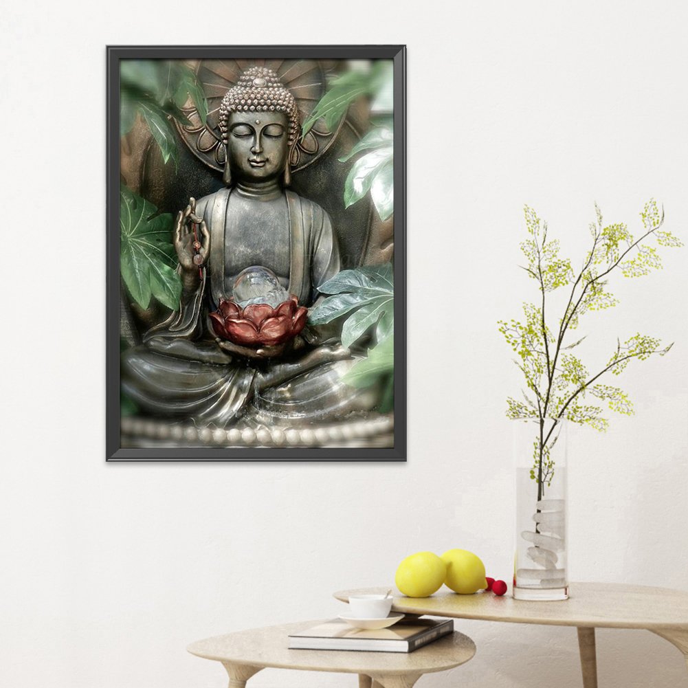 11ct Stamped Cross Stitch - Buddha Statue (40*56cm)