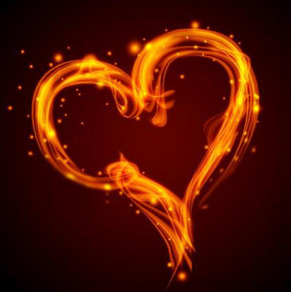 Diamond Painting - Full Round - Fire Heart