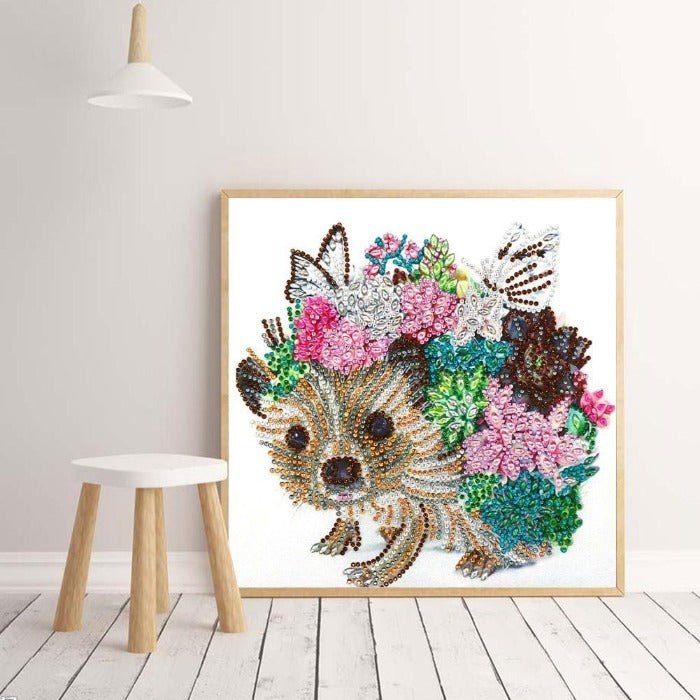 5D DIY Diamond Painting home decoration - Crystal Rhinestone - Hedgehog