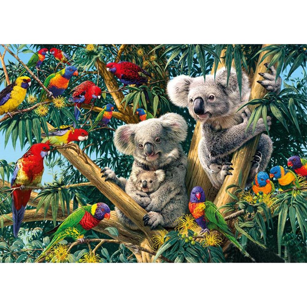 5D Diy Diamond Painting Kit Full Round Beads Koala