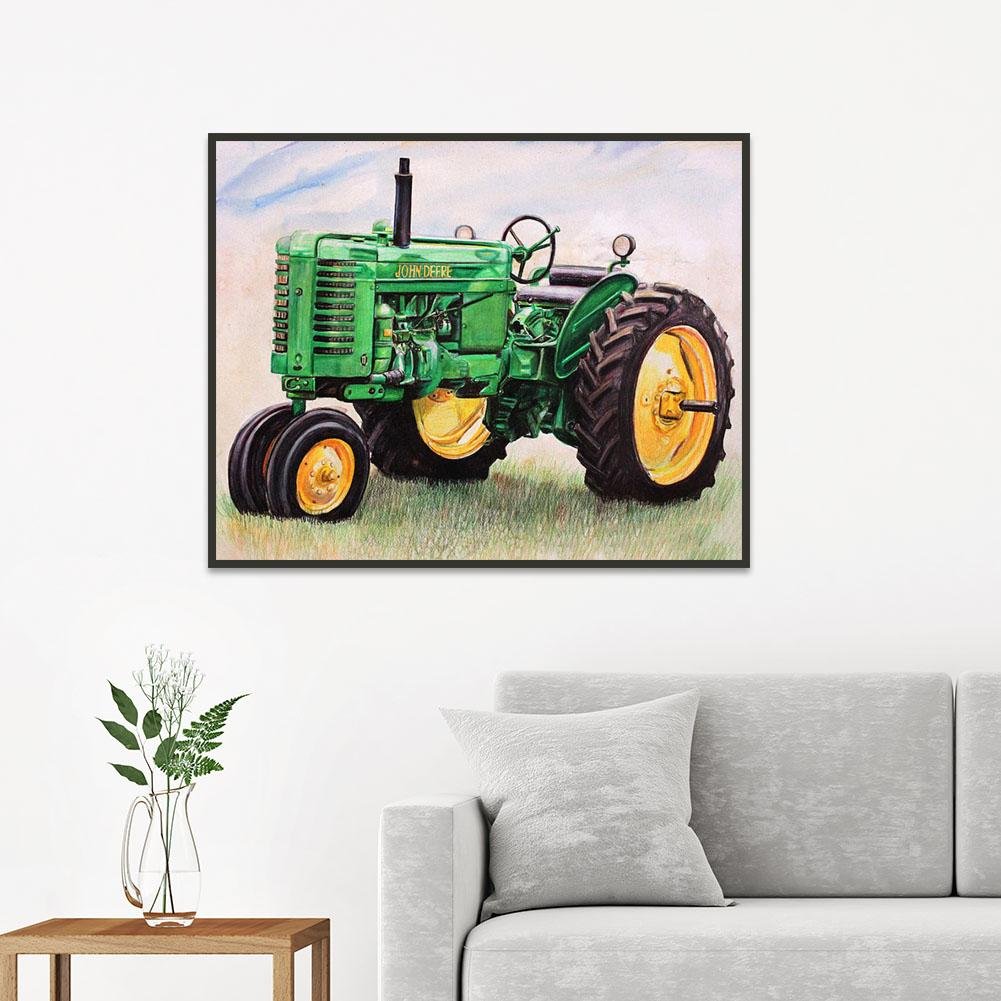 Pintura Diamante - Redondo Completo - Trator