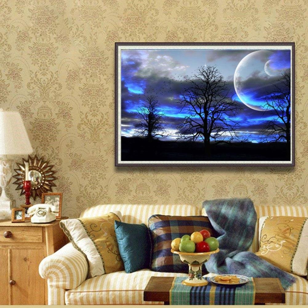 Pintura Diamante - Totalmente Redondo / Quadrado - Céu Azul