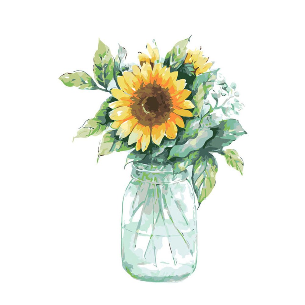 Sunflower Paint By Number Oil Painting (40*30cm)