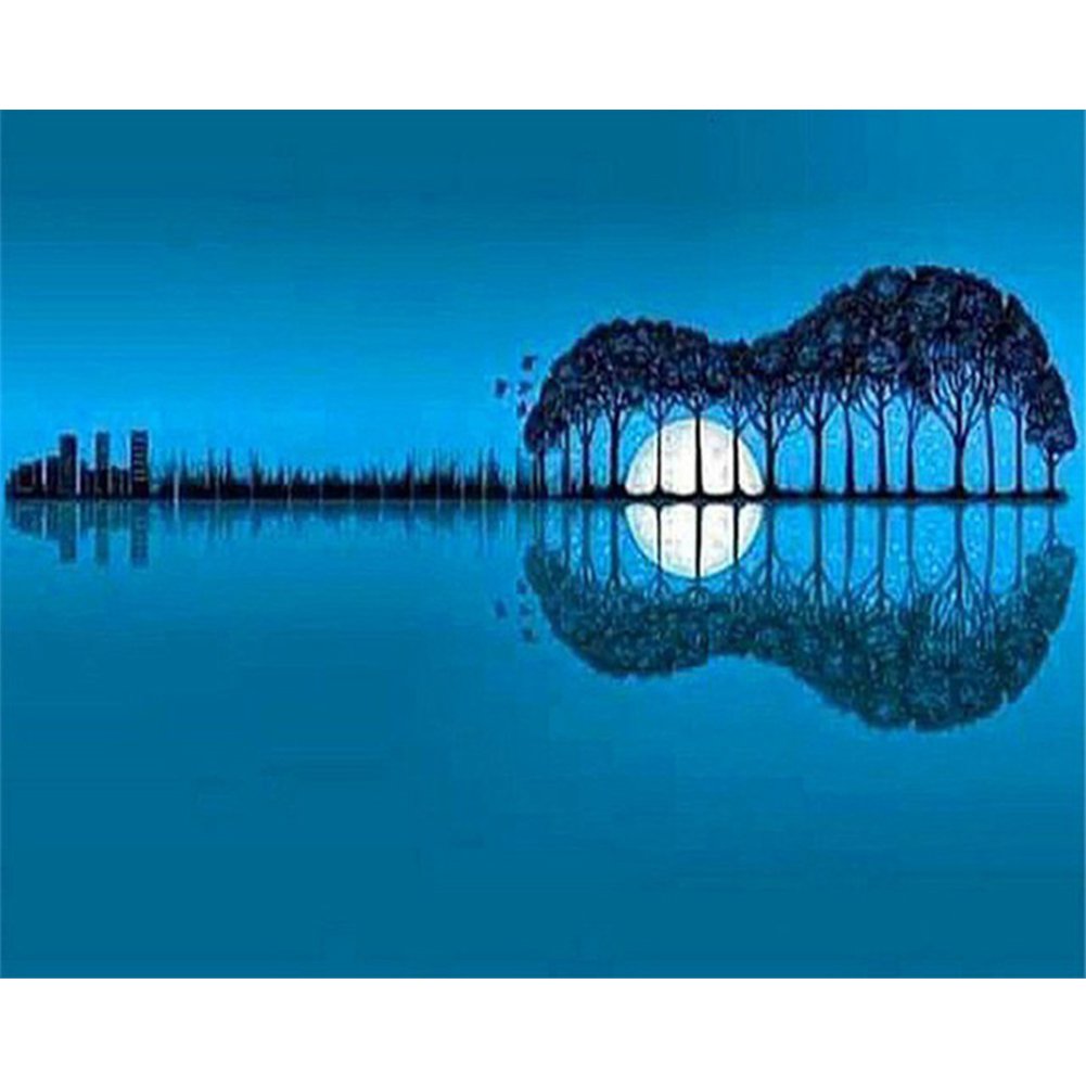 11ct Stamped Cross Stitch Lake (40*50cm)