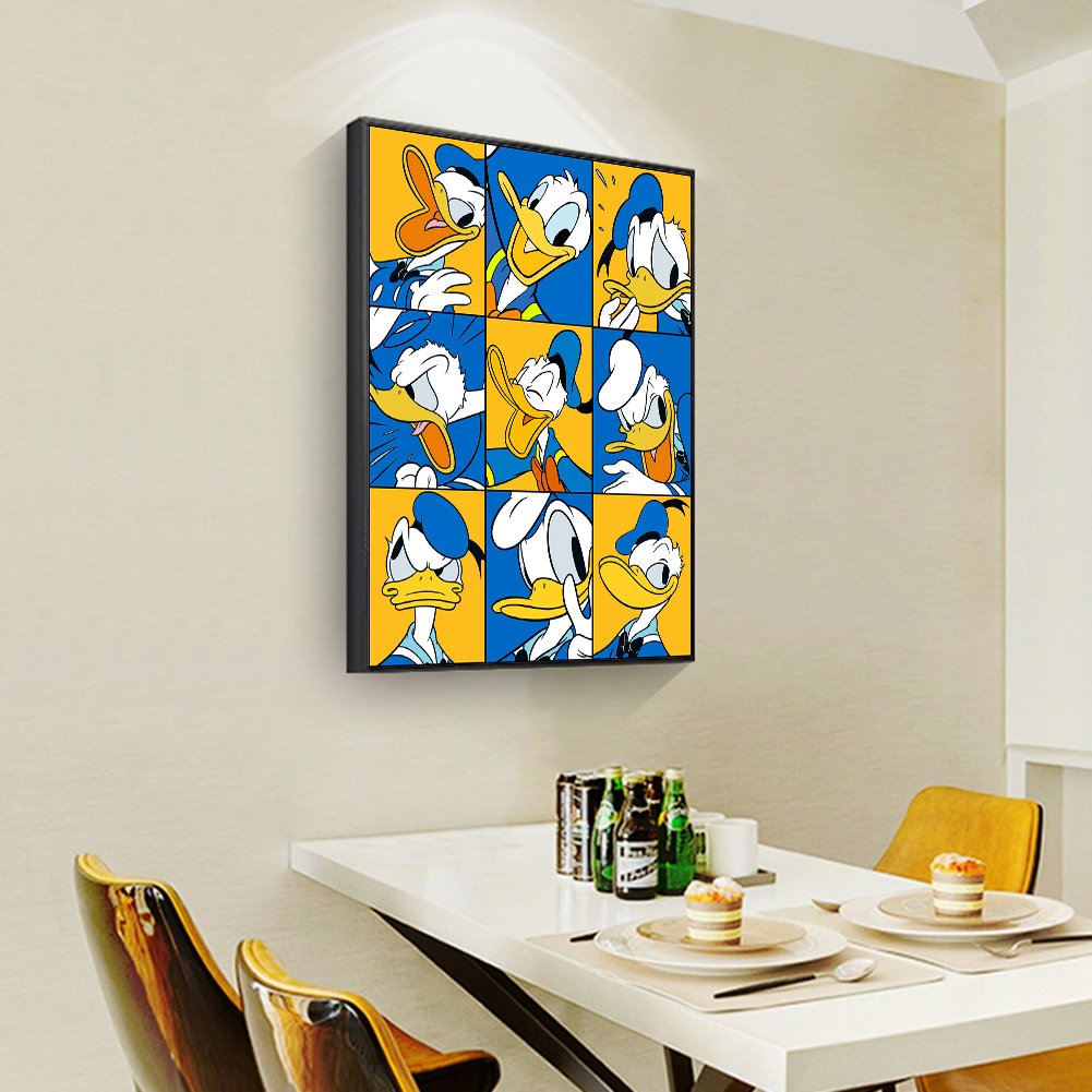 Diamond Painting - Full Round - Donald Duck B