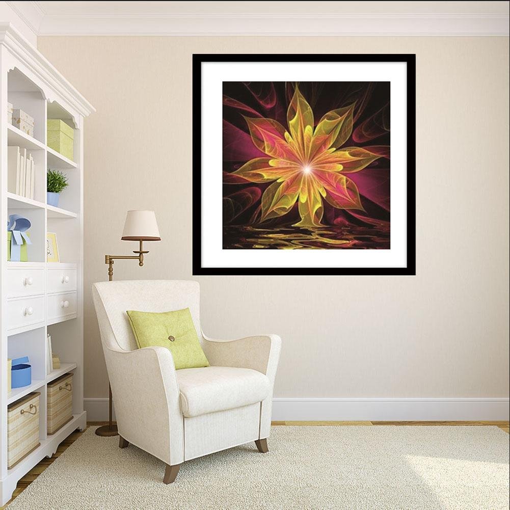 Diamond Painting - Partial Round - Abstract Flower