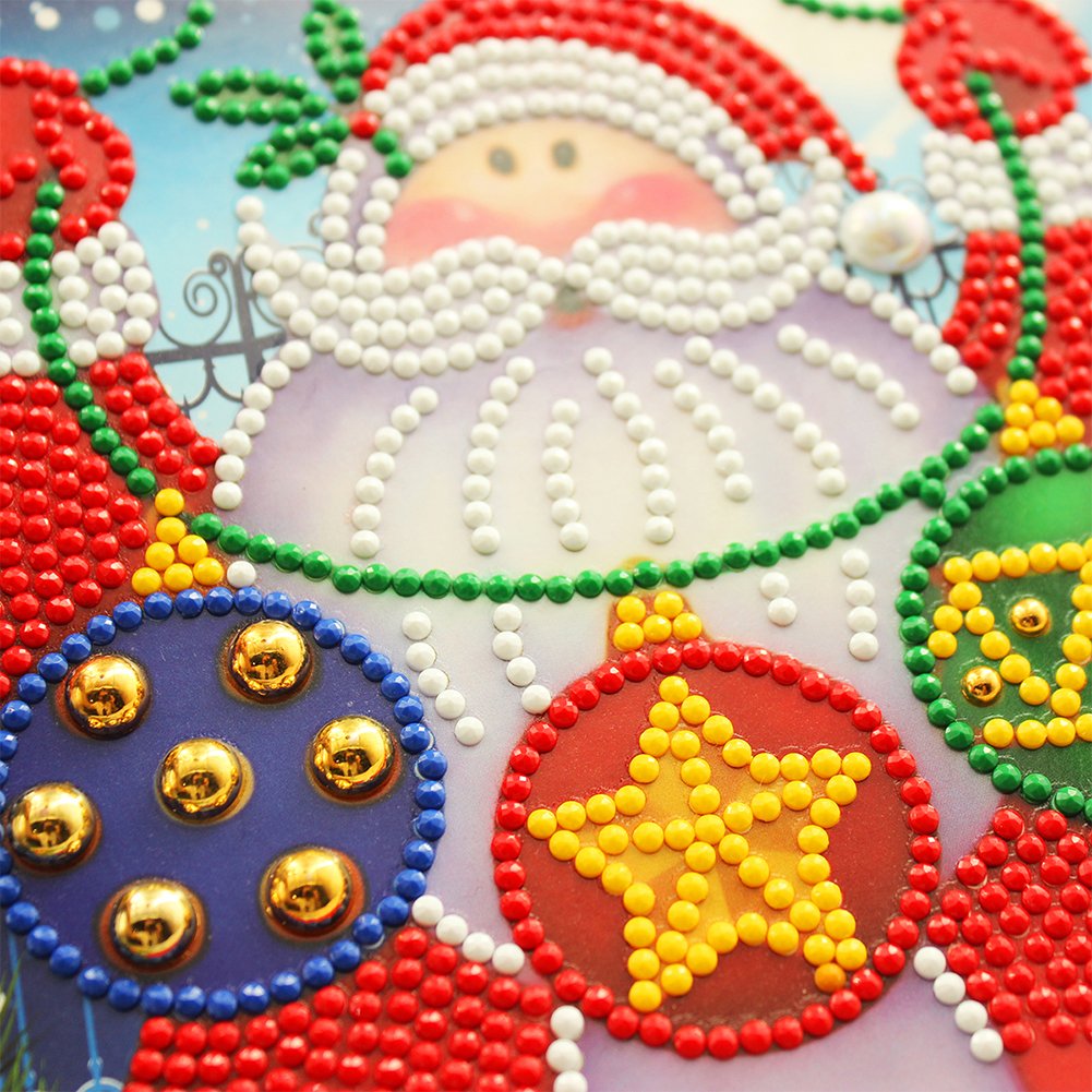 DIY Diamond Painting Greeting Card - Santa Claus C