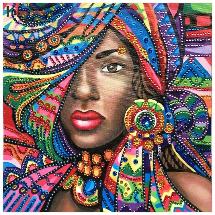 DIY 5D Crystal Rhinestone Diamond Painting Kit Beauty