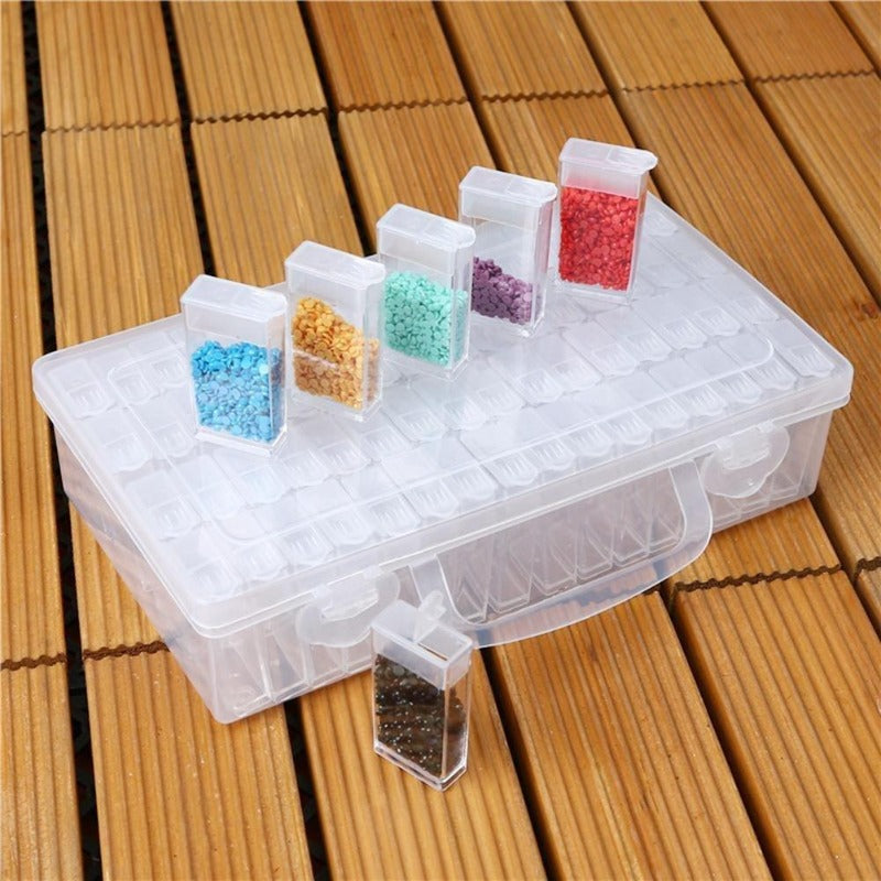 9pcs DIY Diamond Painting Beads Storage Tray Kits (With Lid)