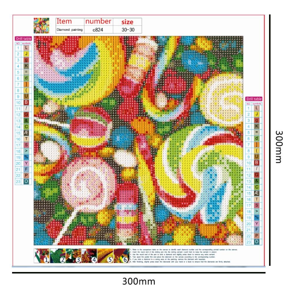 Pintura Diamante - Rodada Completa - Candy A