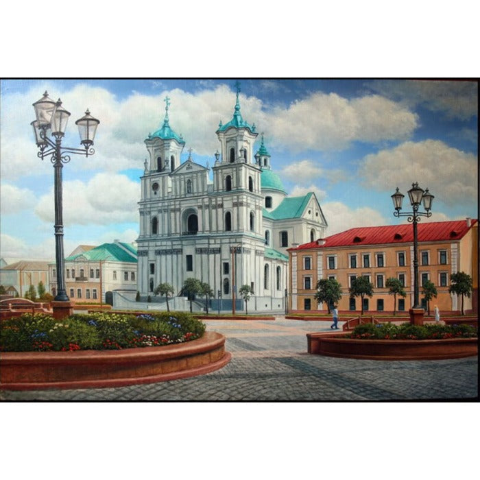 Paint By Number Oil Painting Picture Craft Home Wall Decor Cozy Castle