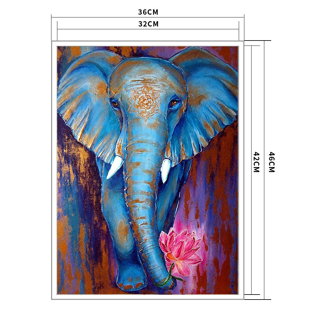 11ct Stamped Cross Stitch - Elephant (36*46cm)
