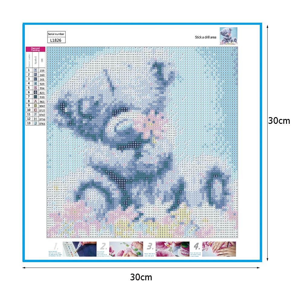 Diamond Painting - Full Round - Teddy Bear A