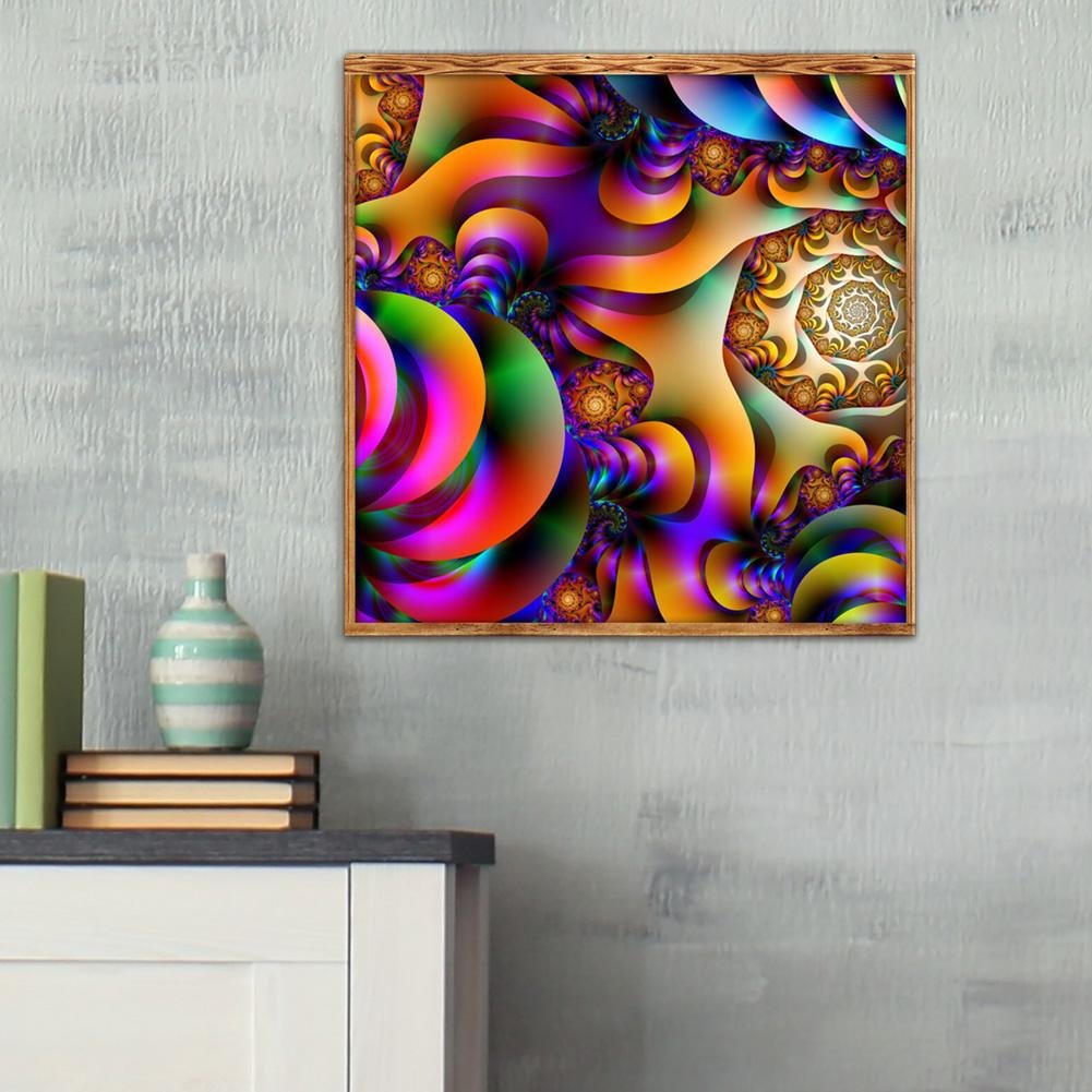 Diamond Painting - Full Round - Abstract Flower A