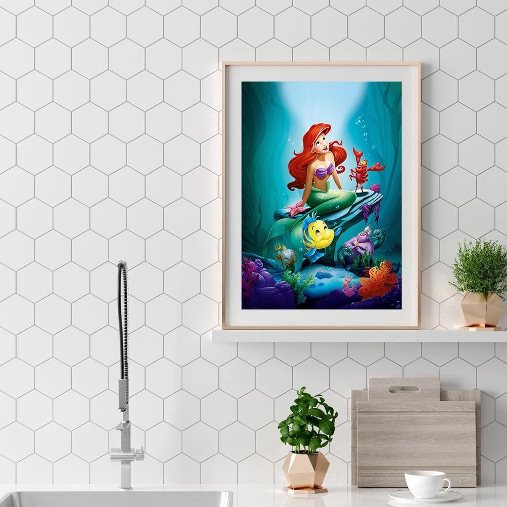 Diamond Painting - Full Round - Mermaid B Princess