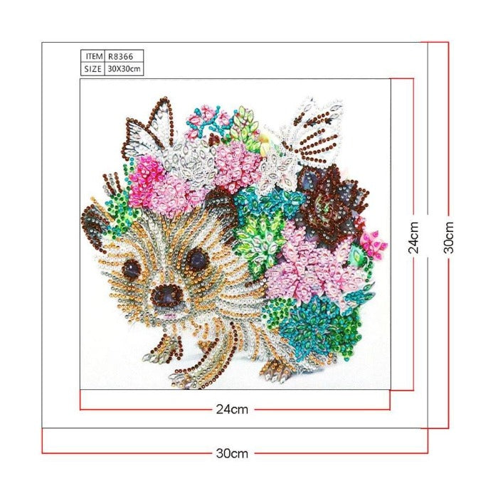 5D DIY Diamond Painting home decoration - Crystal Rhinestone - Hedgehog