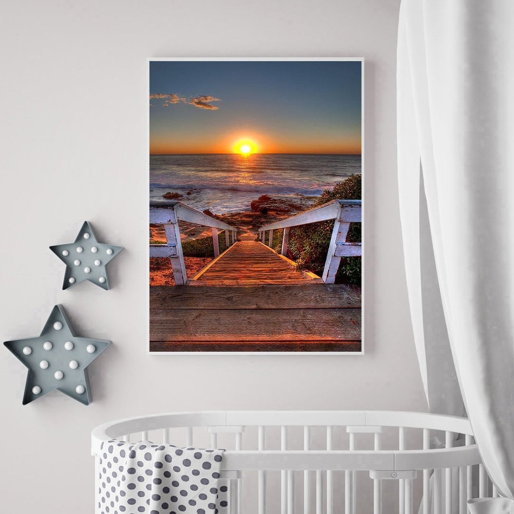 Diamond Painting - Full Round - Seaside Night