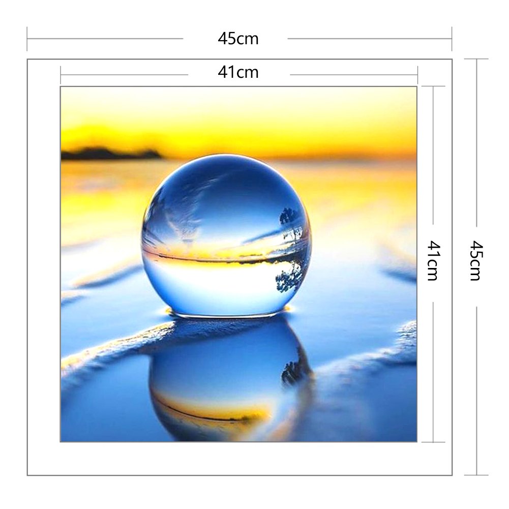 11ct Estampado Ponto Cruz - Bola de Cristal (45*45cm)