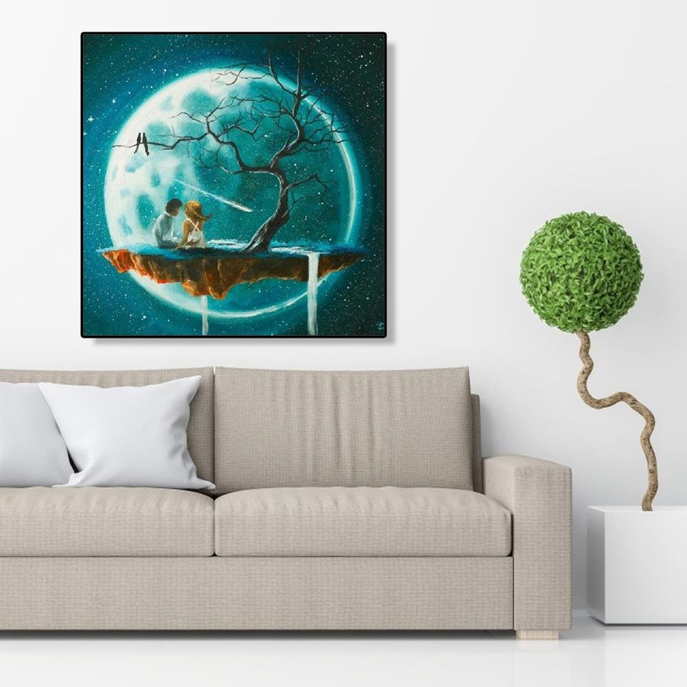 Diamond Painting - Full Round - Romantic Moon