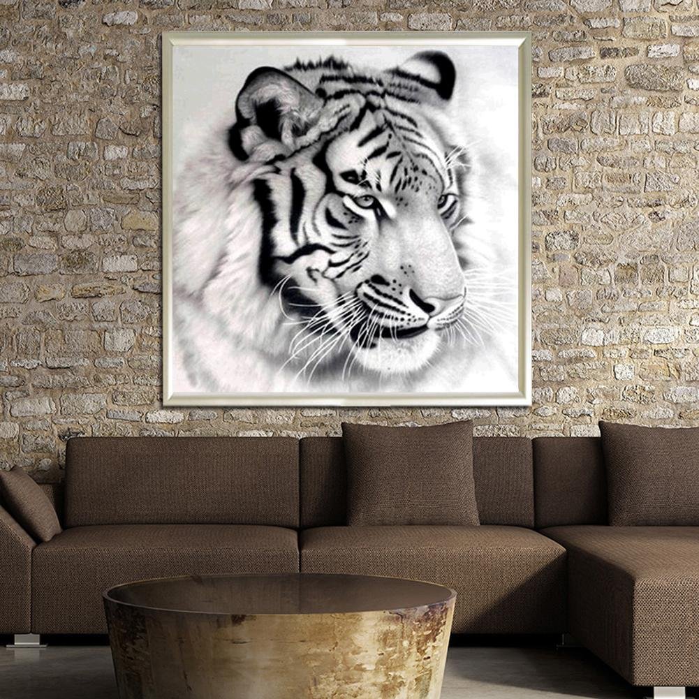 Pintura Diamante - Redondo Parcial - Tigre