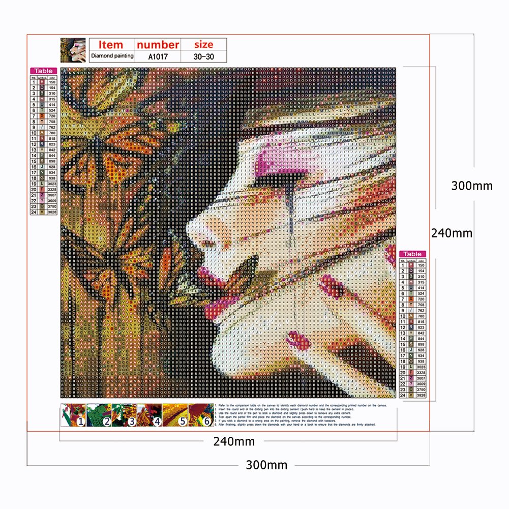 Diamond Painting - Full Round - Abstract Face
