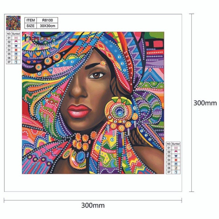 DIY 5D Crystal Rhinestone Diamond Painting Kit Beauty
