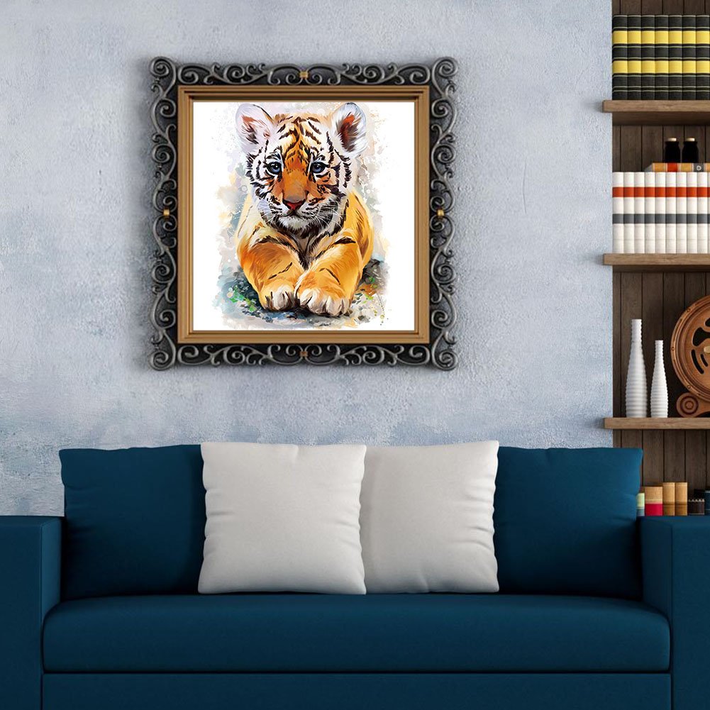 Diamond Painting - Full Round - Tiger B