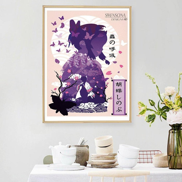 Paint By Number Wall Art Posters Oil Painting Anime Character