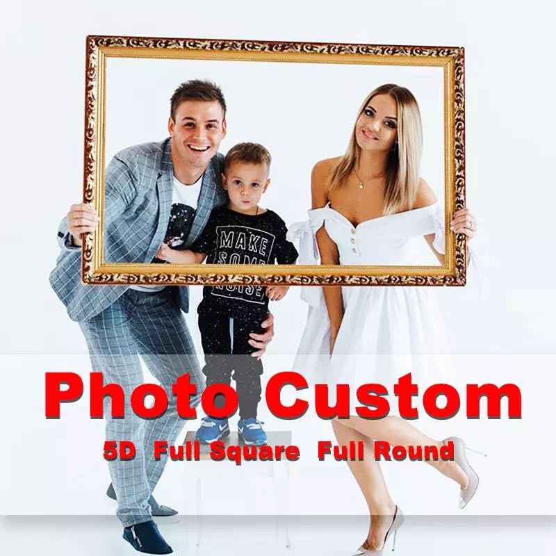 PUBSOOUP Diamond Painting Custom, Customized Diamond Art Kits for Adults  DIY Personal Diamond Painting Full Drill Round for Couple Best Friend for
