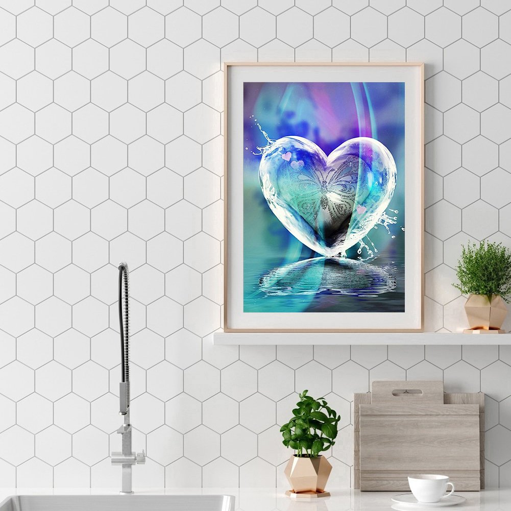 Diamond Painting - Full Round - Crystal Heart