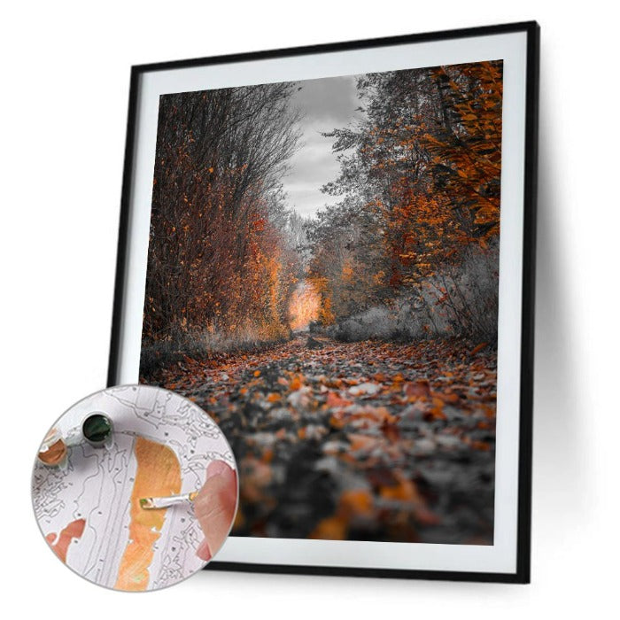 Oil Painting By Numbers Kits Jungle Canvas Acrylic Color Drawing Picture