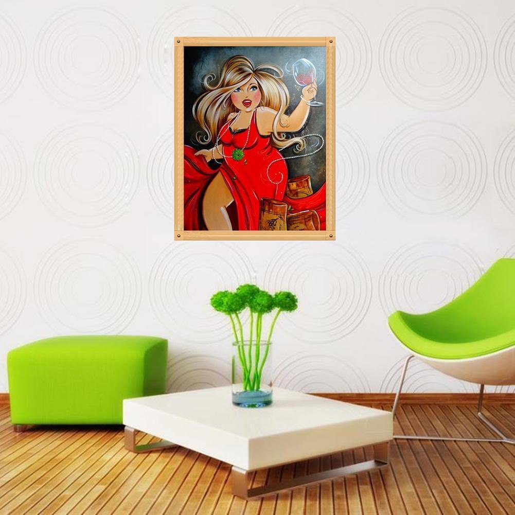 Diamond Painting - Partial Round - Happy Women