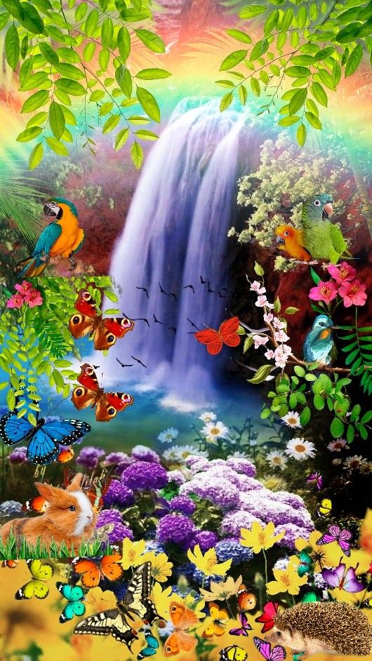 Waterfall | Full Round/Square Diamond Painting Kits 40x70cm 50x80cm B